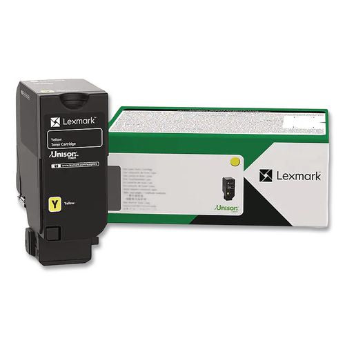 Lexmark 74C1HY0 Return Program Unison High-Yield Toner, 12,000 Page-Yield, Yellow