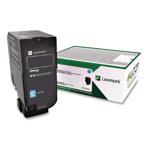Lexmark 84C1HC0 Return Program Unison High-Yield Toner, 16,000 Page-Yield, Cyan