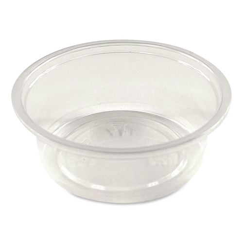 AmerCareRoyal Portion Cups, 1.5 oz, Clear, 100/Pack, 25 Packs/Carton