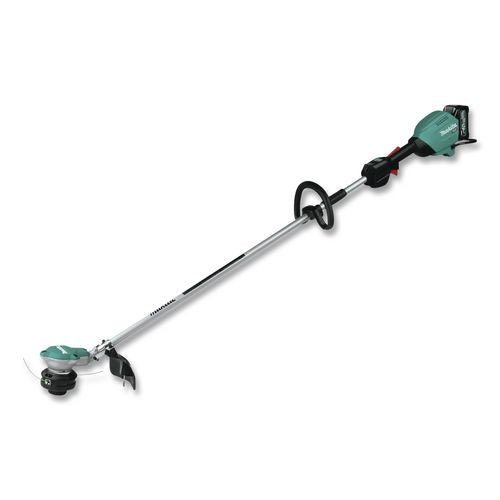 Makita 40V max XGT Lithium-Ion Brushless 15" Cordless String Trimmer Kit, (Reconditioned), 68.25" Length, Teal/Black/Silver