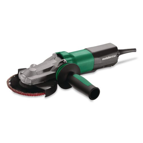 Metabo HPT WEPF 9-125 Flat Head Paddle Switch Corded Angle Grinder, 5" Disc, 8 A, 10,000 RPM