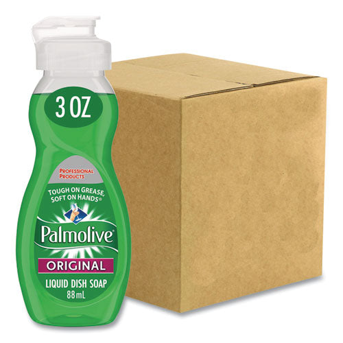 Palmolive Dish Soap Liquid, Original Scent, 3 oz Bottle, 72/Carton