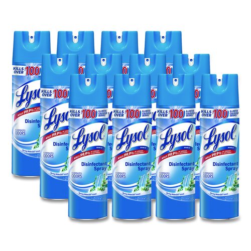 LYSOL Brand Disinfectant Spray, Spring Waterfall Scent, 19 oz Aerosol Spray