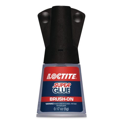 Loctite Super Glue Brush On, 0.17 oz, Dries Clear