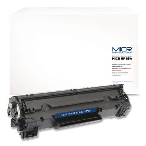 MICR Print Solutions Compatible CE285A(M) (85AM) MICR Toner, 1,600 Page-Yield, Black