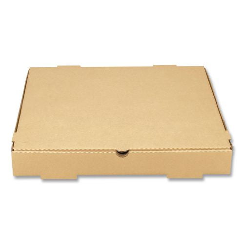 Karat Corrugated Pizza Box, 16 x 16 x 2, Kraft, Cardboard, 50/Carton