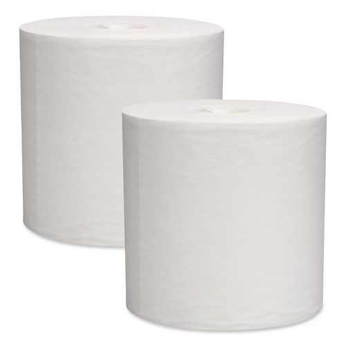 WypAll L30 Towels, Center-Pull Roll, 9.8 x 15.2, White, 300/Roll, 2 Rolls/Carton