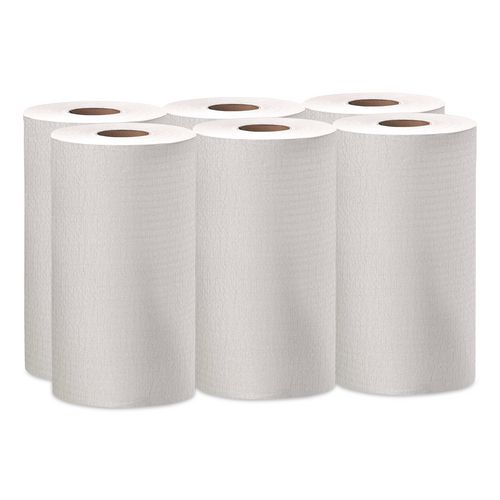 WypAll General Clean X60 Cloths, Small Roll, 13.5 x 19.6, White, 130/Roll, 6 Rolls/Carton