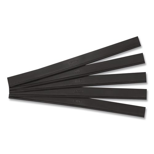 Rubbermaid Commercial Glass/Window Cleaning Squeegee Replacement Blade, 10" Wide Blade, 5/Pack