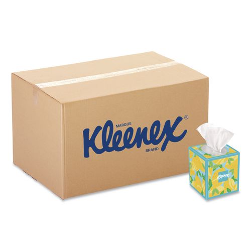 Kleenex Soothing Lotion Facial Tissue, 3-Ply, White, 60 Sheets/Box, 27 Boxes/Carton