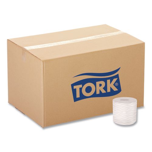 Tork Advanced Bath Tissue, Septic Safe, 2-Ply, White, 500 Sheets/Roll, 80 Rolls/Carton