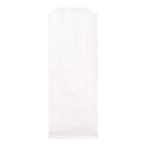 Bagcraft Grease-Resistant Single-Serve Hot Dog Bags, 3.5 x 1.5 x 8.5, White, 6,000/Carton
