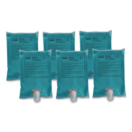 Rubbermaid Commercial Autofoam Hand Soap Refill, Lotion Soap with Moisturizer, Light Floral Scent, 1,000 mL, 6/Carton