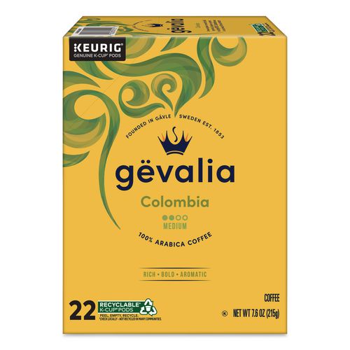 Gevalia Colombia K-Cup Pods, 22/Box