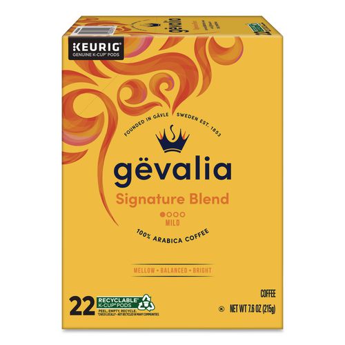 Gevalia Signature Blend K-Cup Pods, 22/Box