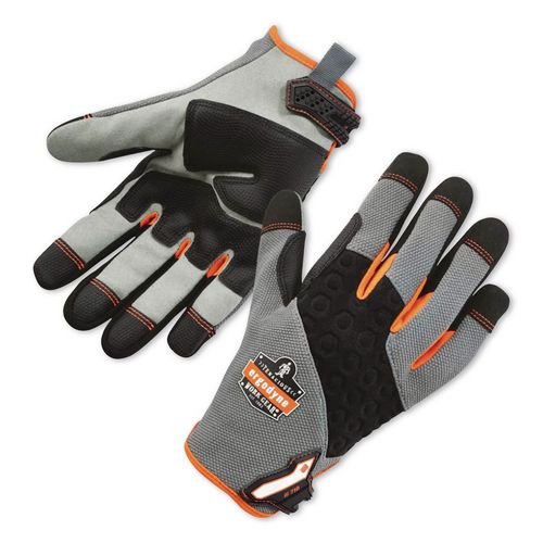 ergodyne ProFlex 710 Heavy-Duty Utility Gloves, Gray, Pair