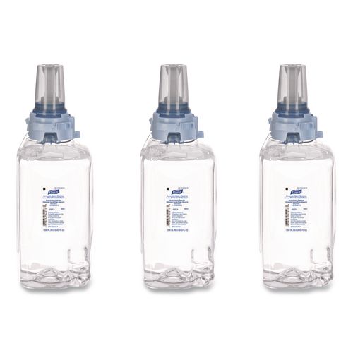 PURELL Advanced Hand Sanitizer Green Certified Foam Refill, For ADX-12 Dispensers, 1,200 mL, Fragrance-Free, 3/Carton