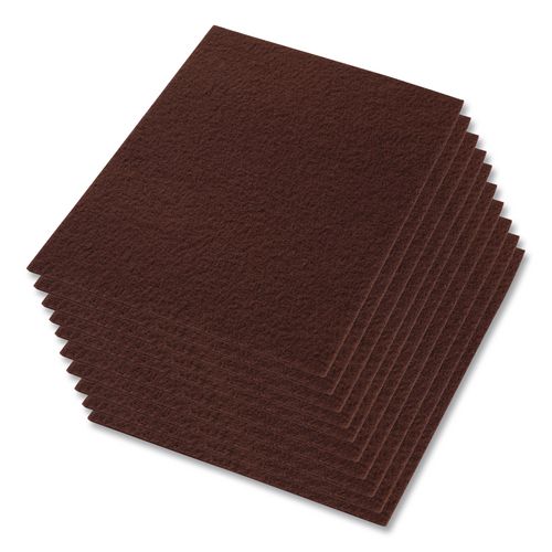 Americo EcoPrep EPP Specialty Pads, 20 x 14, Maroon, 10/Carton