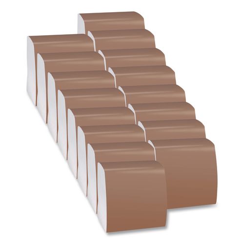 Scott 1/4-Fold Dinner Napkins, 1-Ply, 16.75 x 17, White, 250/Pack, 16/Carton