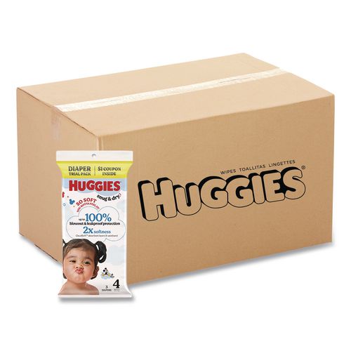 Huggies Snug and Dry, Size 4, 22 lbs to 37 lbs, Disney Design, 3 Diapers/Pack, 30 Packs/Carton