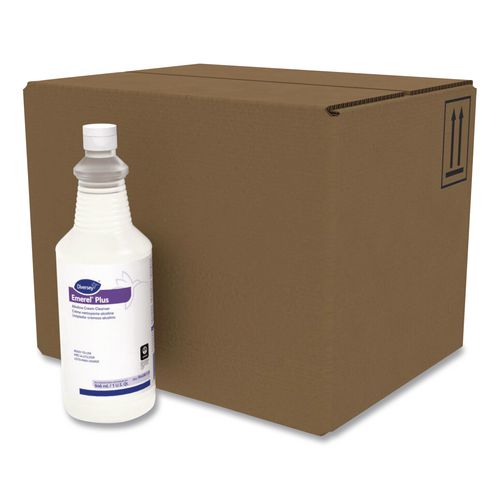 Diversey Emerel Plus Cream Cleanser, 32 oz Squeeze Bottle, 12/Carton