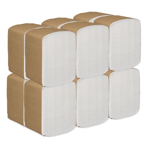 Scott Full Fold Dispenser Napkins, 1-Ply, 13 x 12, White, 500/Pack, 12 Packs/Carton