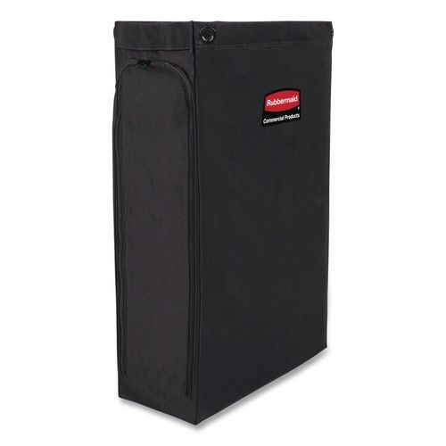 Rubbermaid Commercial Side Load Linen Bag for Rubbermaid Commercial 2202581, 2202527, 2202587 Carts, 3.7 Bushels, 9 x 21.1 x 33, Black, 4/CT