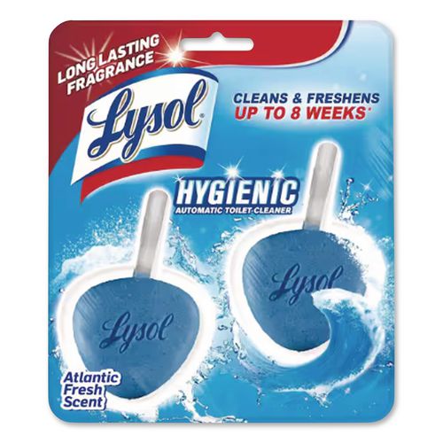 LYSOL Brand Hygienic Automatic Toilet Bowl Cleaner, Atlantic Fresh Scent, 2/Pack