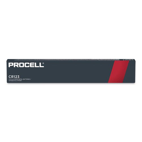 Procell Professional Lithium Batteries, CR123, For Camera, 3 V, 12/Box