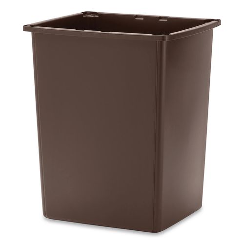 Rubbermaid Commercial Fulfill Base Container, 56 gal, Plastic, Walnut