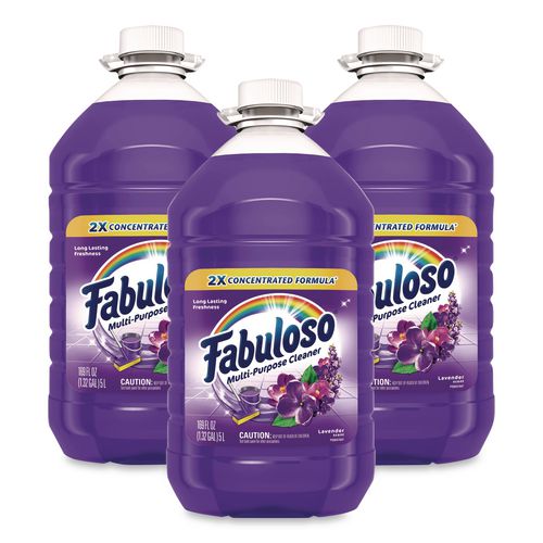 Fabuloso Multi-use Cleaner, Lavender Scent, 169 oz Bottle, 3/Carton