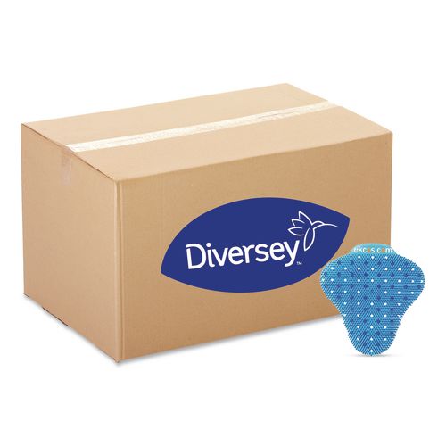 Diversey ekcoscreen Urinal Screens, Mango Scent, Blue, 12/Carton