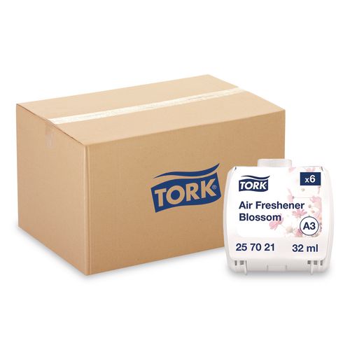 Tork Constant Air Freshener Refill, Blossom, 32 mL, 6/Carton