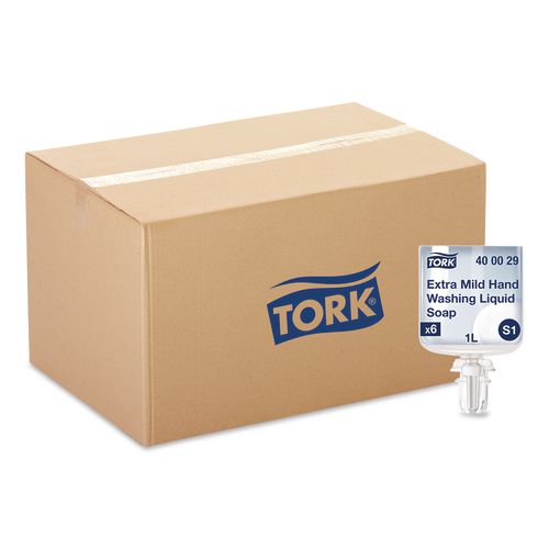 Tork Premium Extra Mild Soap Refill, Unscented, 1 L, 6/Carton