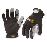 Ironclad Workforce Gloves, EN388: 3121, Gray/Black, Pair
