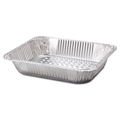 HFA Aluminum Steam Table Pans, Half Size Deep, 2.56" Deep, 10.38 x 12.75, 100/Carton
