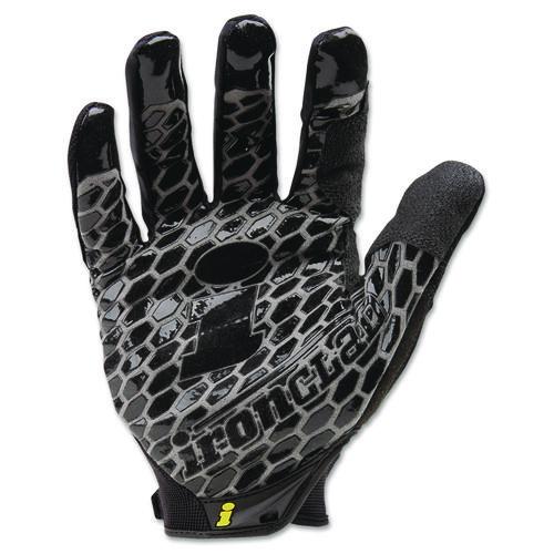 Ironclad Box Handler Gloves, EN388: 3131, 9" Long, X-Large, Black, Pair