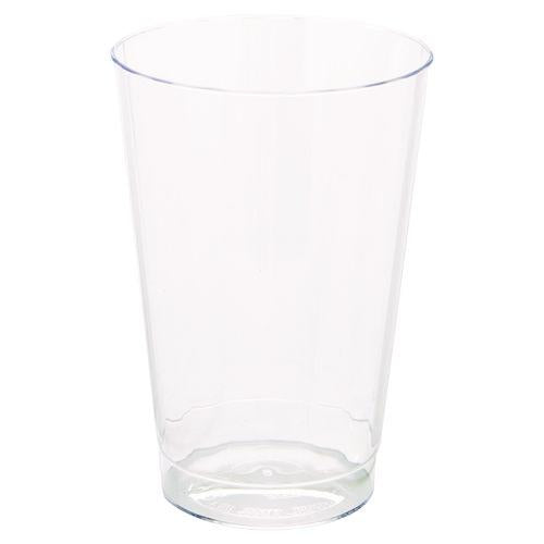 WNA Classic Crystal Plastic Tumblers, 12 oz, Clear, Fluted, Tall, 20/Pack, 12 Packs/Carton