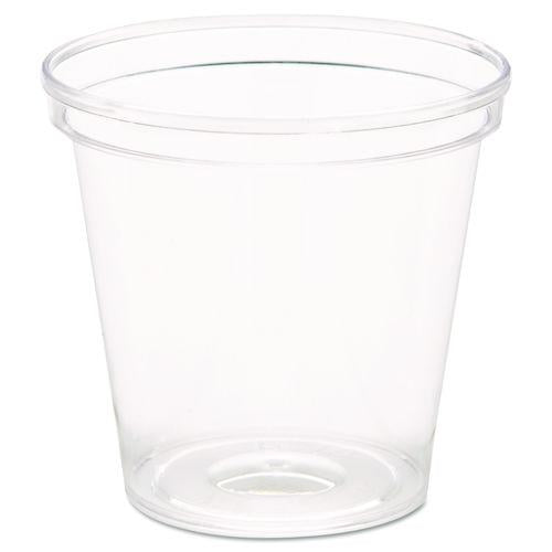 WNA Comet Plastic Portion/Shot Glass, 1 oz, Clear, 50/Pack, 50 Packs/Carton