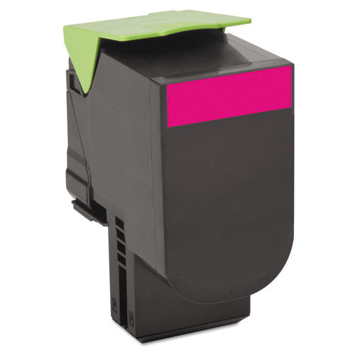 Lexmark 80C1XM0 Return Program Toner, 4,000 Page-Yield, Magenta
