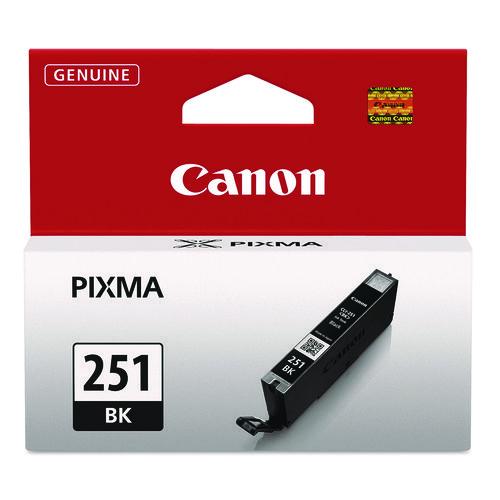 Canon 6513B001 (CLI-251) ChromaLife100+ Ink, 1,105 Page-Yield, Black