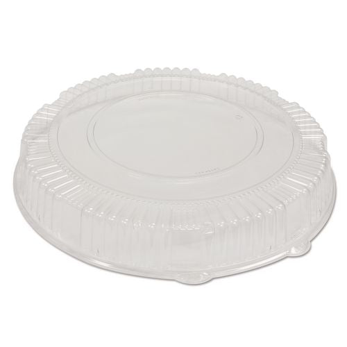 WNA Caterline Dome Lids, 16" Diameter x 2.75" h, Clear, Plastic, 25/Carton