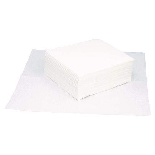HOSPECO TASKBrand Grease and Oil Wipers, Quarterfold, 12 x 13.25, White, 50/Pack, 16 Packs/Carton