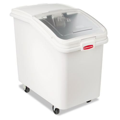 Rubbermaid Commercial ProSave Mobile Ingredient Bin, 30.86 gal, 18 x 29.75 x 28, White, Plastic