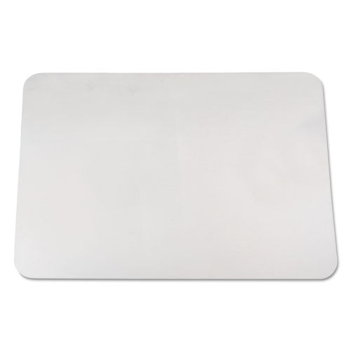 Artistic KrystalView Desk Pad with Antimicrobial Protection, Glossy Finish, 24" x 19", Clear