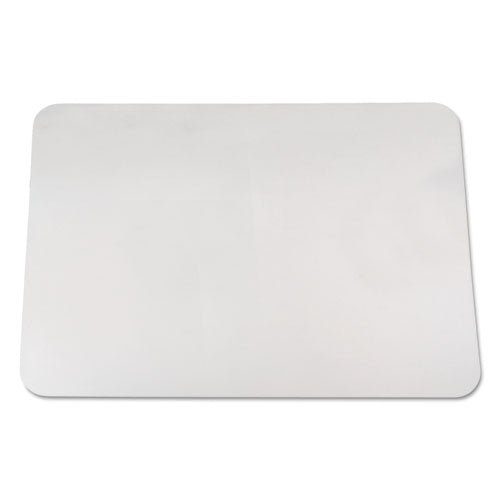 Artistic KrystalView Desk Pad with Antimicrobial Protection, Glossy Finish, 22" x 17", Clear