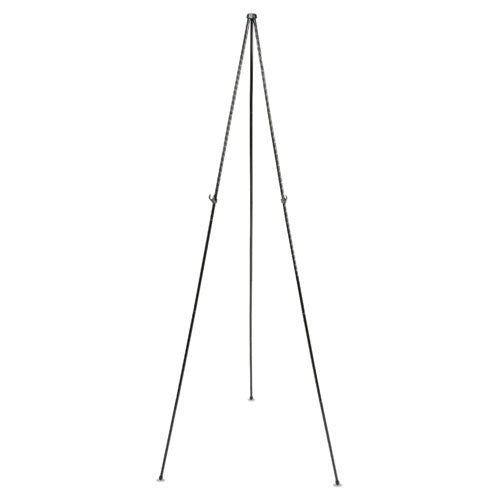 Quartet Instant Easel, 62.38" Tall, Metal, Black, Supports Up to 5 lb