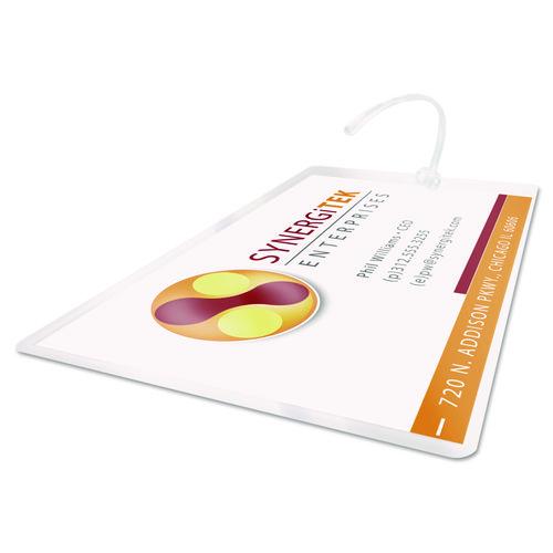 GBC LongLife Thermal Laminating Pouches, 10 mil, 2.5" x 4.25", Gloss Clear, 100/Box
