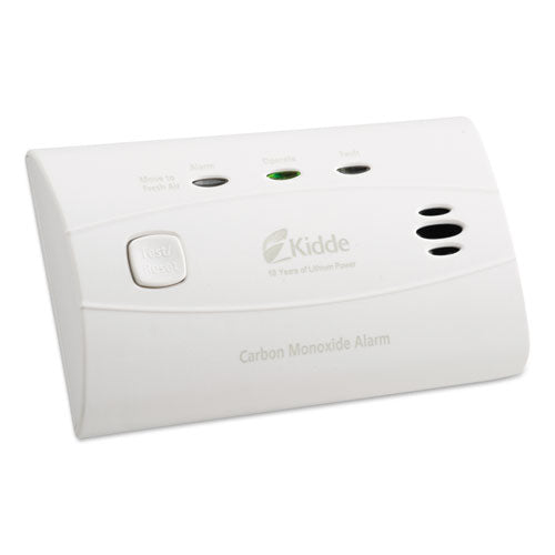 Kidde Sealed Battery Carbon Monoxide Alarm, Lithium-Ion Battery, 4.5 x 1.5 x 2.75