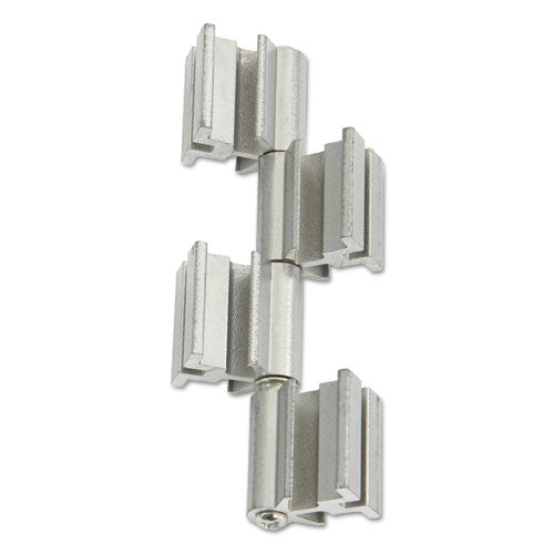 Safco Rumba Whiteboard Collaboration Screen Ganging Connector Set, Silver